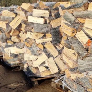 Drewno opałowe pakowane